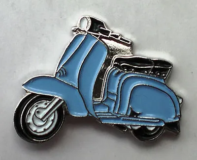 Lambretta Scooter Light Blue Pin Badge New  • £2.99