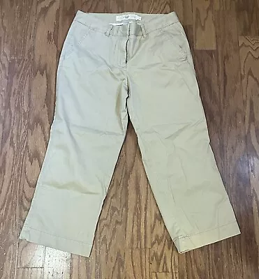 NWT J. Crew Tan Khaki Chino Cropped Pants Ladies 2 • $0.99