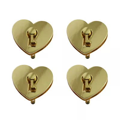  4 PCS Turn Lock Handbag Purse Hardware Clip Purses Locks Fasteners • £9.89