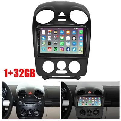FOR VOLKSWAGEN BEETLE 2004-2010 9  Android 11 Car Stereo GPS Navi Wifi BT Radio • $109.99