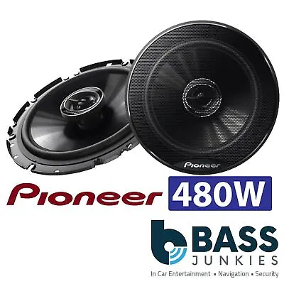 Saab 9.3 2003 Onwards Pioneer 17cm 6.5 Inch 480W 2 Way Front Door Car Speakers • £37.99