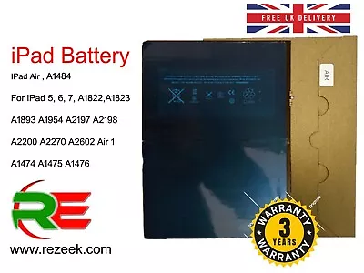 Genuine Battery For IPad Air 2 Replacement A1484 14751954- 8827 MAh • £13