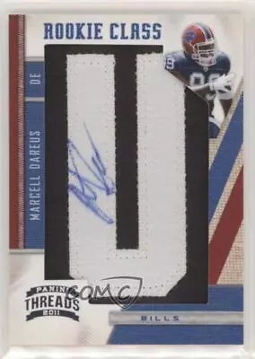 2011 Panini Threads Rookie Class /300 Marcell Dareus #251 Rookie Auto RC • $16.35