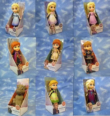 Disney Frozen II Mini Poseable Doll 3.5  Figure Various ELSA ANNA KRISTOFF SV • $13.99