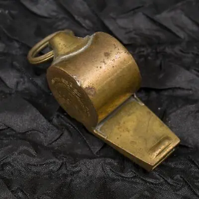 Brass Police Whistle The Acme Thunderer Gemsco Made In England Vintage Military • $20.29