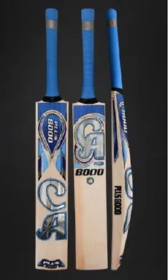 £115.99 • Buy Ca 8000 Plus English Willow Cricket Bat Grade A : Blue Neon Sh With Bat Cover