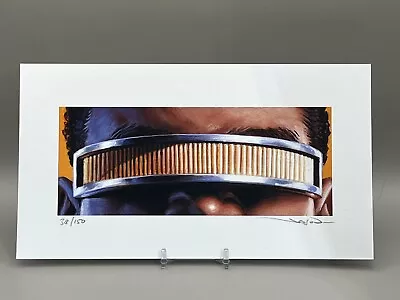 Geordi La Forge Star Trek Print Poster Mondo Eyes Without A Face Jason Edmiston • $129.99