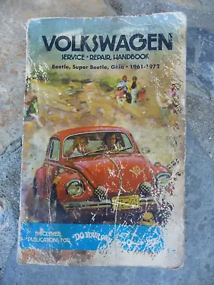 CLYMER Volkswagen Service Repair SHOP MANUAL SUPER BEETLE GHIA 1961-1972 • $7.49