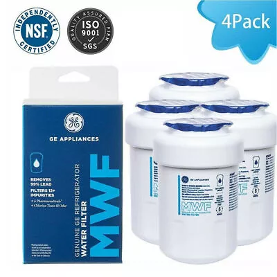 1-4PCS GE MWF New GenuineSealed GWF 46-9991 MWFP Smartwater Fridge Water Filter • $11.98