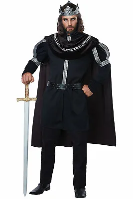 California Costume DARK MONARCH Adult Men Medieval Gothic Halloween Outfit 01578 • $20.66