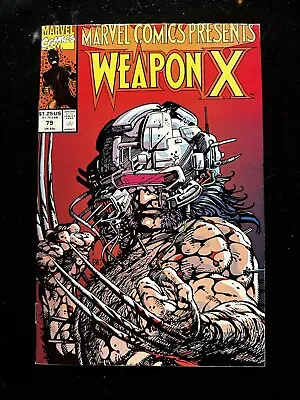 Marvel Comics Presents Weapon X #79 1st App Of Weapon X In Full With Helmet 1991 • $16.99