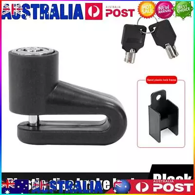 Electric Scooter Disc Brake Lock Anti Theft With Lock Frame For M365 (Black) • $9.49