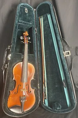 Violin Famous The Chimneys Violin Shop  1/2 Violin And Bow In Hard Case • $224.99