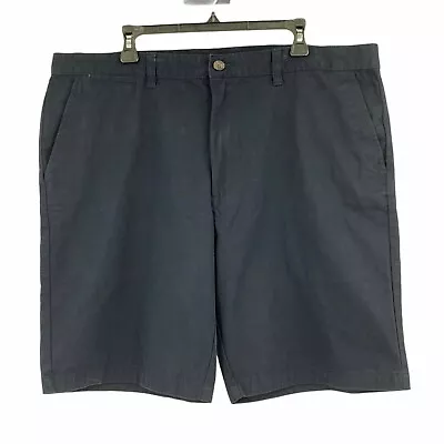 Men's Merona Shorts 9646 Sz 42 Navy Pockets 100% Cotton Flat Front Target • $29