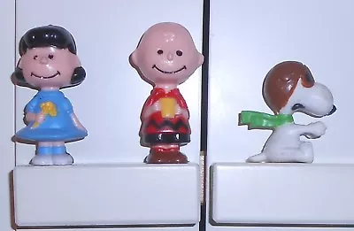 Three Vintage Peanuts Characters - Lucy - Charlie Brown - Snoopy • $4.99