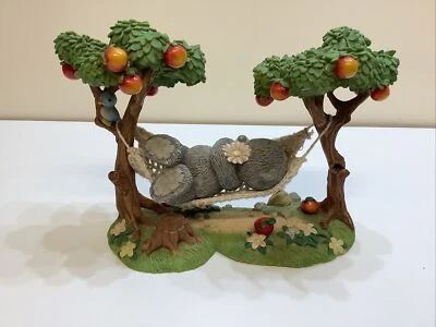 £15.95 • Buy Me To You Bear Figurine Ornament Figure Rare Retired Trees Hammock Lazy Days