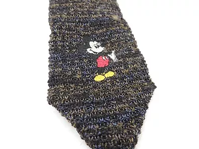 Vintage Disney Mickey Mouse Unlimited Knit Tie • $10