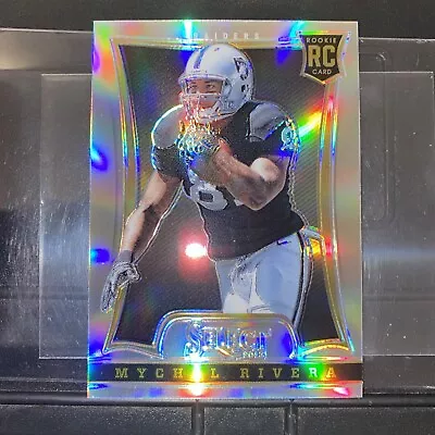 #224 Mychal Rivera 2013 Select Silver Holographic RC • $1