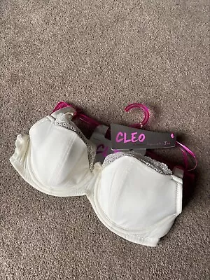 Cleo By Panache JUNA Balconnette Bra Ivory Underwired Moulded  (6461) • £15.99