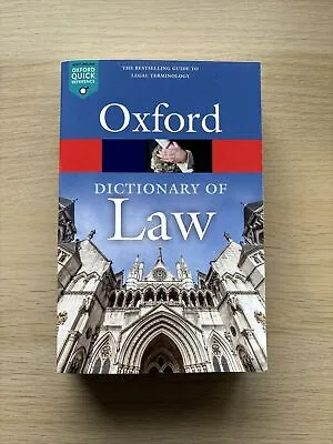 A Dictionary Of Law By Jonathan Law (Paperback 2018) • £5
