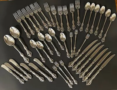 Service For 6 Oneida MICHELANGELO Stainless Steel Flatware  44 Pcs • $245