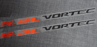 For 5.3L VORTEC Hood Sticker Decals Emblem 2Pc • $9.59