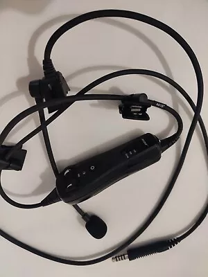 Bose A20 Aviation Headset Cable Cord Military Microphone  U-174 Single Plug • $99.99