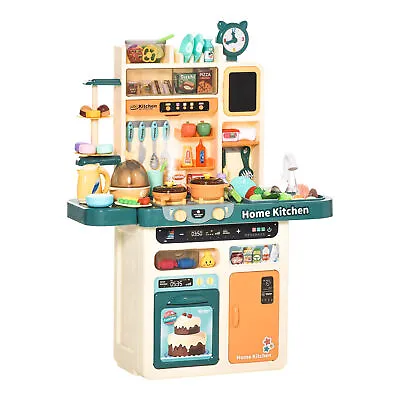 £68.99 • Buy HOMCOM 113 PCS Kids Toy Play Kitchen Set Pretend Role Playset For 3-6 Years