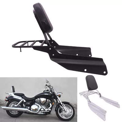 Backrest Sissy Bar With Luggage Rack For 2002-2009 Honda VTX1300 VTX1800 N/R/S/T • $89.95