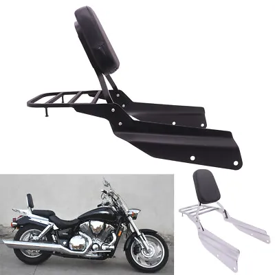 Backrest Sissy Bar W/Luggage Rack For Honda VTX1300 VTX1800 N/R/S/T 2002-2009 08 • $188.90