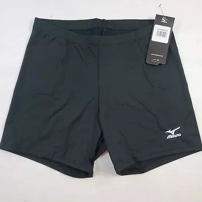 Mizuno Vortex Lightweight Volleyball Shorts Women's Size Large L Black 440202 • $12