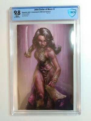$59.99 • Buy John Carter Of Mars 1 CBCS 9.8 Virgin Variant Dejah Thoris Cover Desjardins