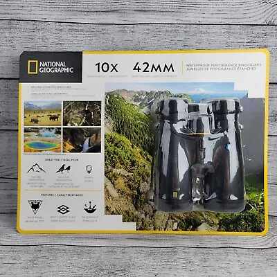 $34.36 • Buy National Geographic 10x 42mm Waterproof Performance Binoculars NEW