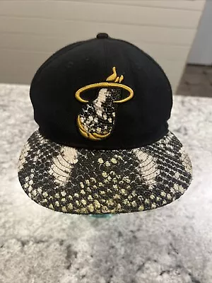 Miami Heat New Era Cap Snakeskin Adjustable Strap Vojazz • $25