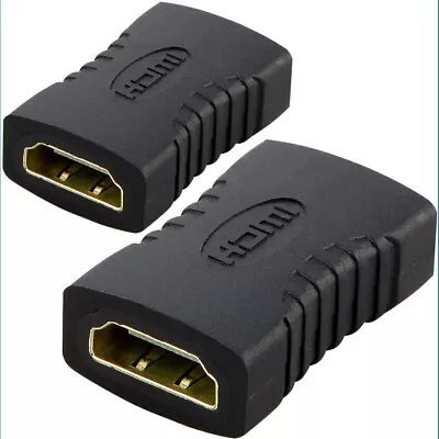 $2.25 • Buy HDMI Female To Female Joiner Coupler Cable Adapter Extender Connector 4K HD TV