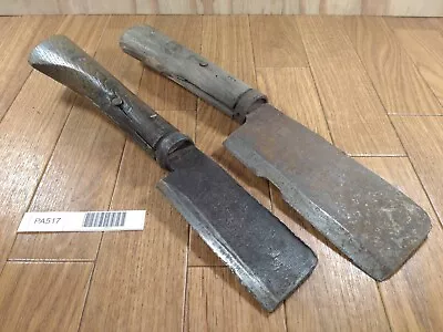 BROKEN DAMAGED Japanese Vintage Carpentry Tool NATA AXE ONO Hatchet SET PA517 • $133.63