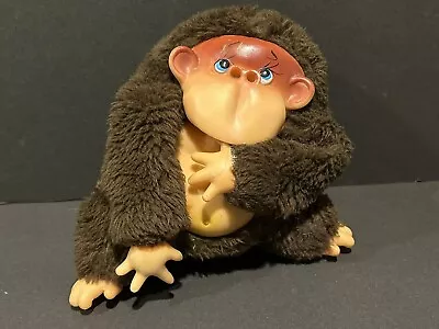 Vintage 7  Large Monkey Monchhichi Style Plush Doll • $19.90