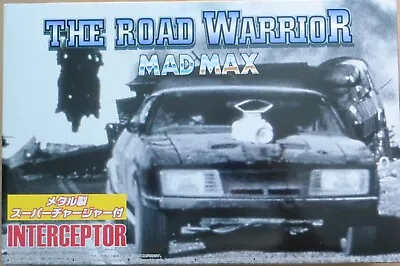 Aoshima The Road Warrior Mad Max Interceptor 1/24 Scale Plastic Kit METAL BLOWER • £100