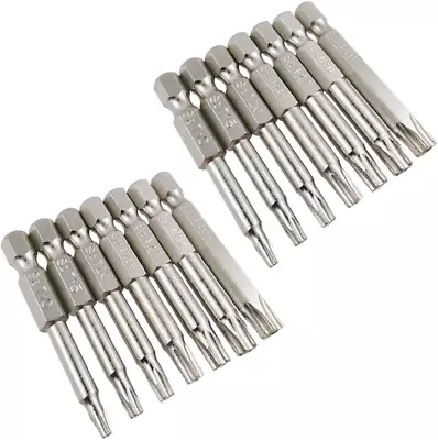 Wolfride 2 Set Of 7Pcs 5 Point Torx Security Bits Magnetic 5 Point Star Tamper P • $14.67