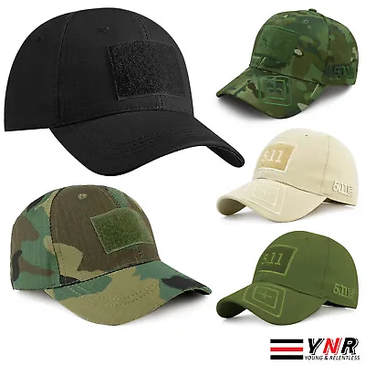 £6.89 • Buy Mens Camouflage Baseball Cap Womens Army Camo Military Cadet Combat Hunting Hat