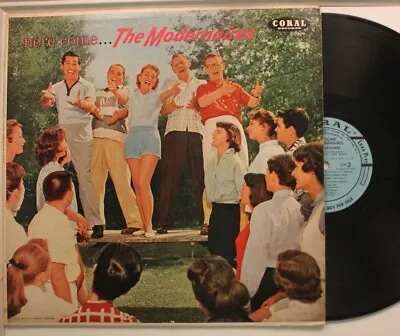 The Modernaires Promo Lp Here Come The Modernaires On Coral - Vg+ / Vg++  • $19.99
