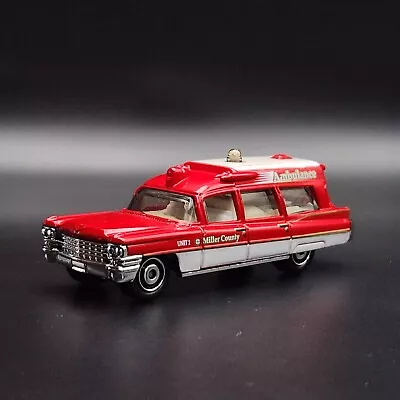 1963 63 Cadillac Ambulance Collectible 1/64 Scale Diecast Model Collector Car  • $17.99