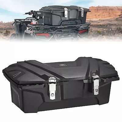 ATV Rear Rack Cargo Box Locking Storage Box Bed For Yamaha Can Am 0.75 -1  Tube • $189.99