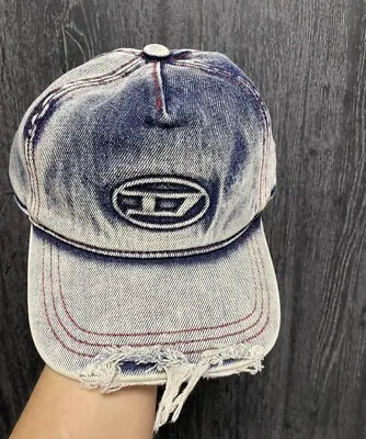 Diesel Cap Hat Blue Denim • $80