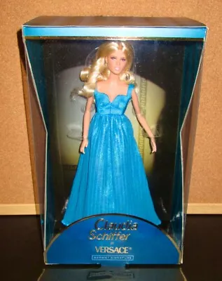 Platinum Label Barbie Supermodel Claudia Schiffer Doll In Versace Gown NRFB • $100