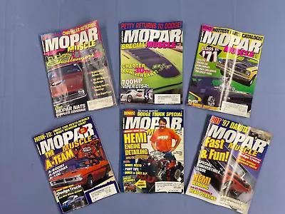 1996 MOPAR MUSCLE MAGAZINES (Complete Set (minus July/Sept/Dec)) • $9.95