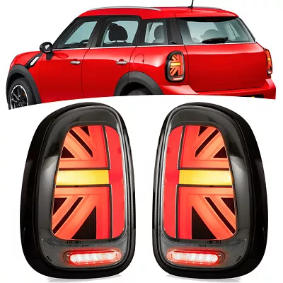 Pair LED SMOKED Tail Lights For 2010-2016 Mini Cooper Countryman R60 Rear Lamps • $249.99