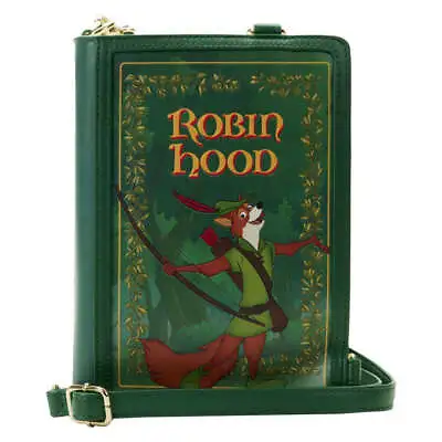 Official Robin Hood 1973 Classic Book Cover Faux Leather Convertible Crossbody • $170.95