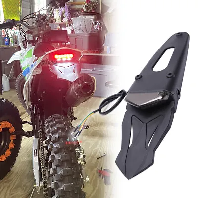 Rear Fender 12V LED Tail Light Brake For Off-road Motorcycle Motocross Dirt Bike • $17.62