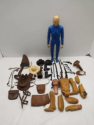 1960 Marx Johnny West General Custer Geronimo 12” Action Figure W/Accessories • $39.99